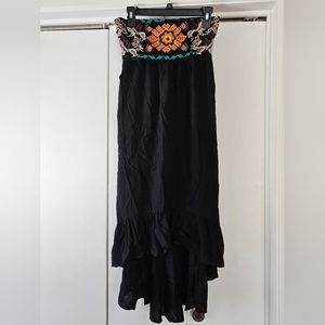 High-low Strapless Dress